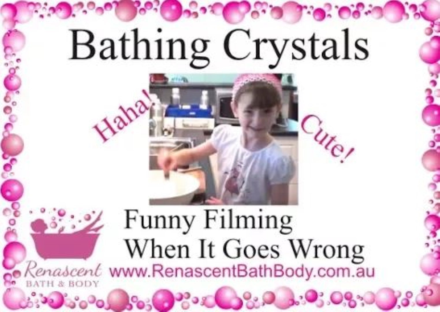 Little Girl Makes Bathing Crystals But it goes wrong!