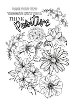 Positive Affirmations Adult Colouring Book - Lesley Mitchell