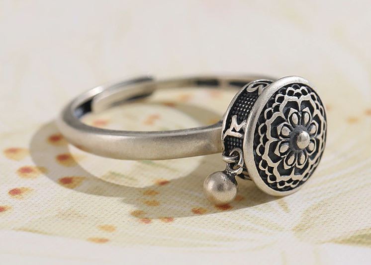 Prayer Spinning Wheel Ring Gift Packed Blessed