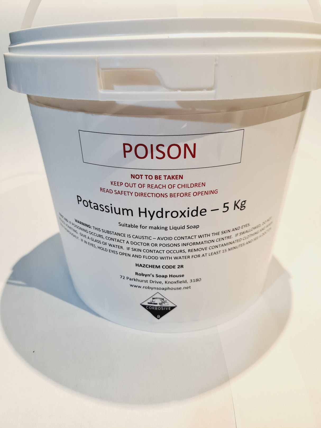 5kg POTASSIUM HYDROXIDE Special Clearance Sale Special *Warning Corrosive K1