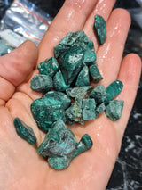 Malachite Partly Tumbled Gems 100gm