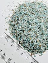 Amazonite Rough Gemstone Chips x 100gm