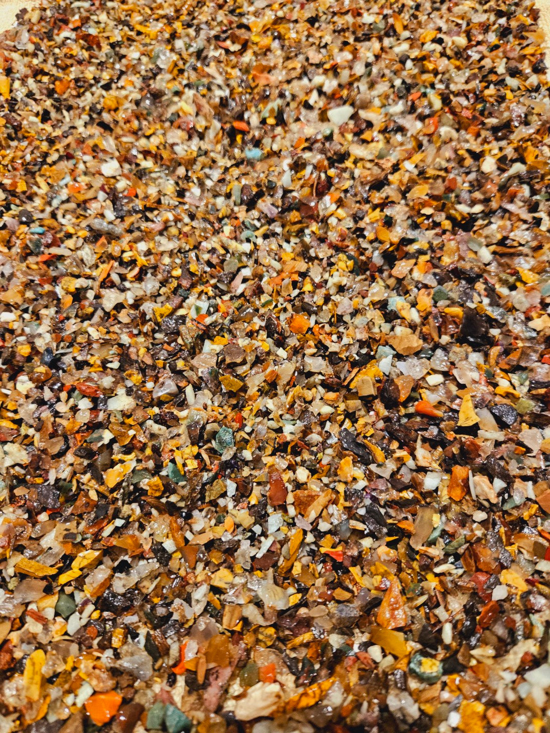 Mixed Gemstone Crystals Tiny Rough Chips