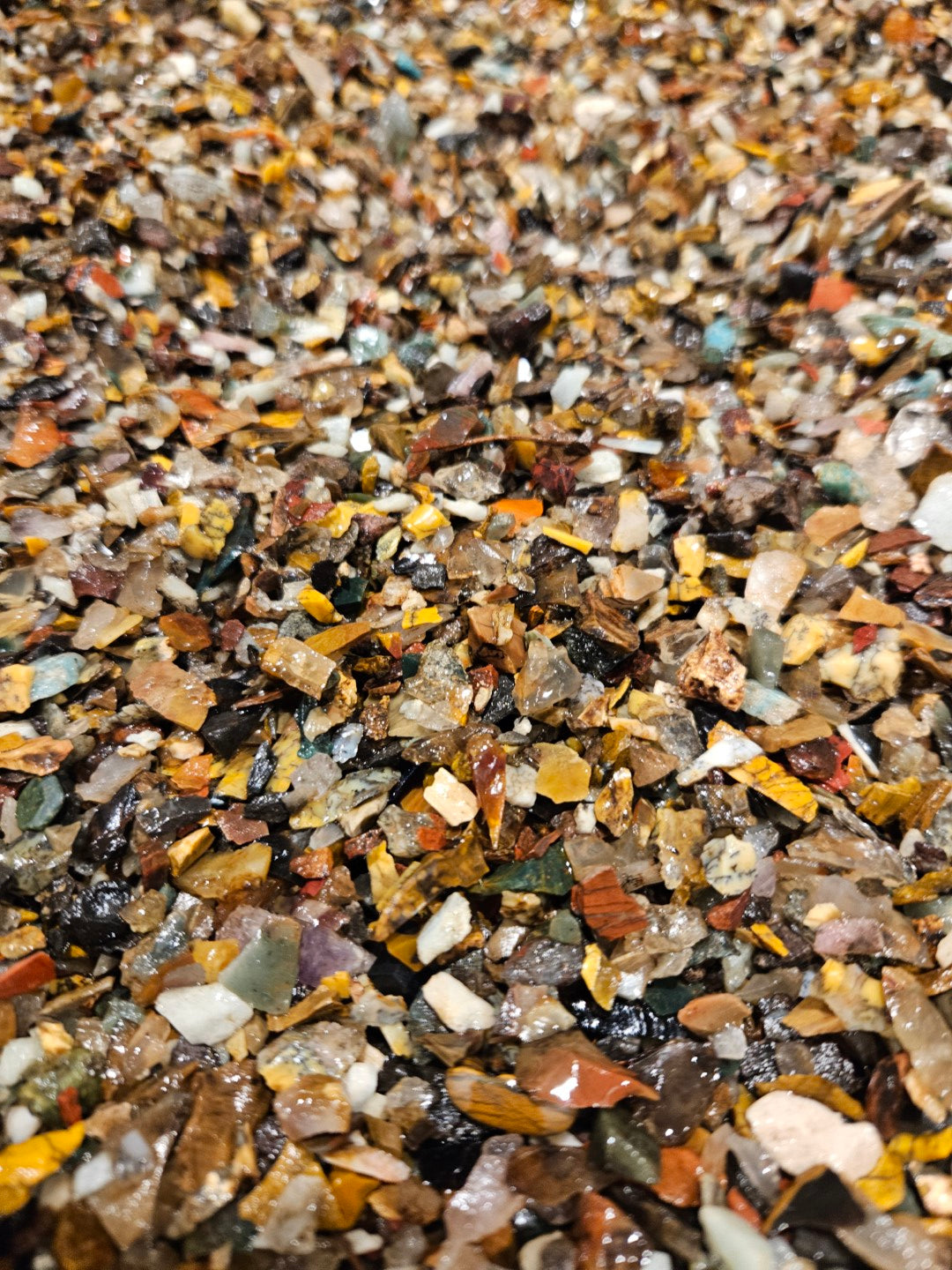 Mixed Gemstone Crystals Tiny Rough Chips