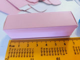 Lip Tube Cardboard Rectangle Box Pink or Blue