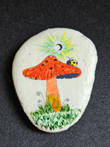 Hand Painted Artisan Rocks Individually Blessed with Card Story