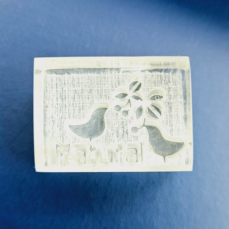 Natural Birds Acryllic Soap Stamp