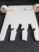 3 Wise Men Flat Top Soap Scraper Tool + Clips