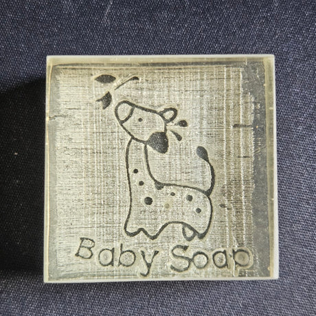 Baby Soap Giraffe Acryllic Soap Stamp