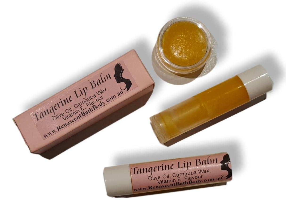 Pure Lip Balm - Tube or Pot - Tangerine or Caramel