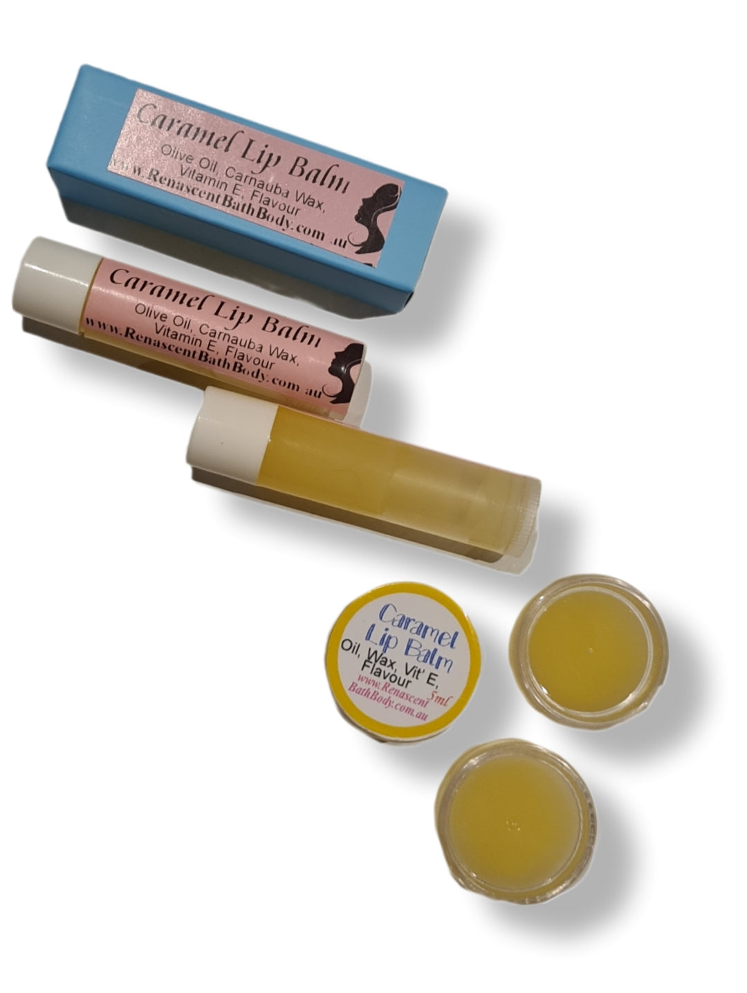 Pure Lip Balm - Tube or Pot - Tangerine or Caramel