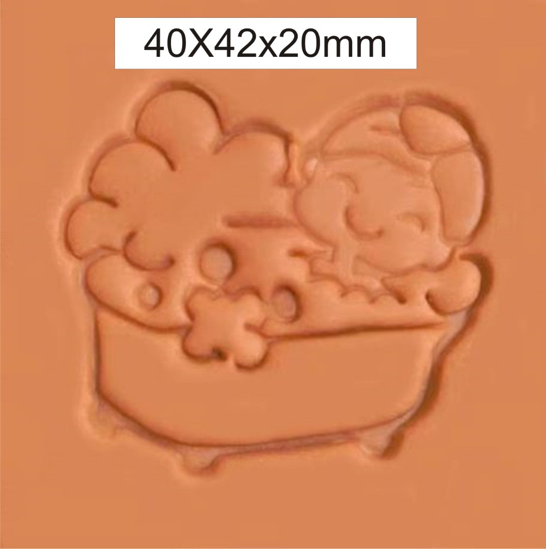 Bathtub Acryllic Soap Stamp