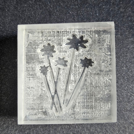 Bouquet Acryllic Soap Stamp