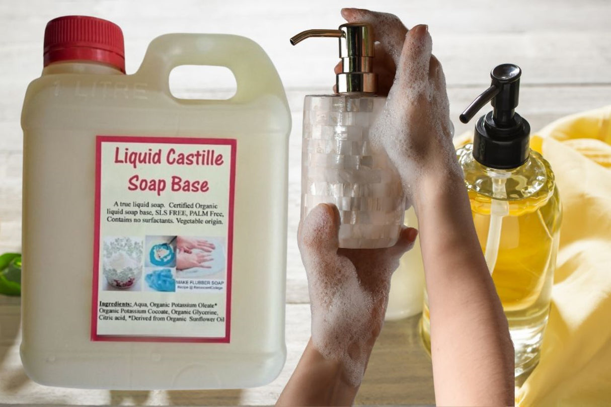 Castile Liquid Organic  CONCENTRATE Soap Base (SLS Free, Palm Free)