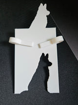 Dog (Large) Reversable Soap Scraper Tool + Clips