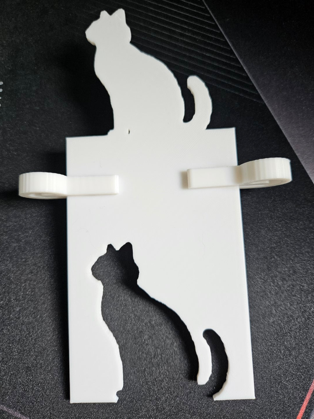 Elegant Cat Reversable Soap Scraper Tool + Clips