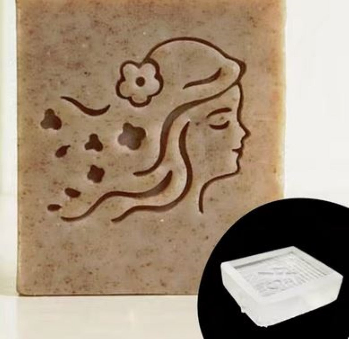 Flower Girl Soap Stamp