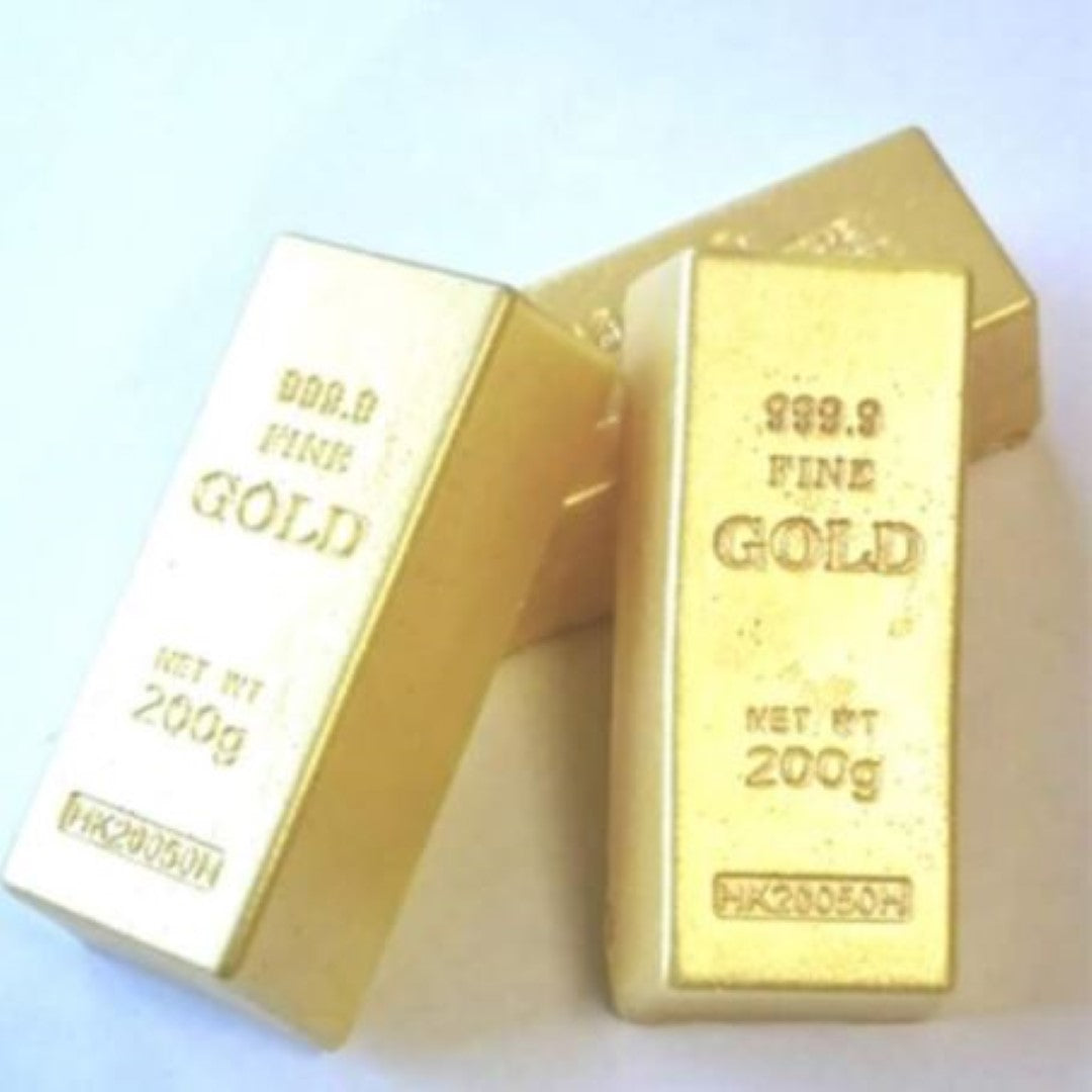 Gold Bullion Guest Soap Size (Master Artisan One Off Silicone Mould)