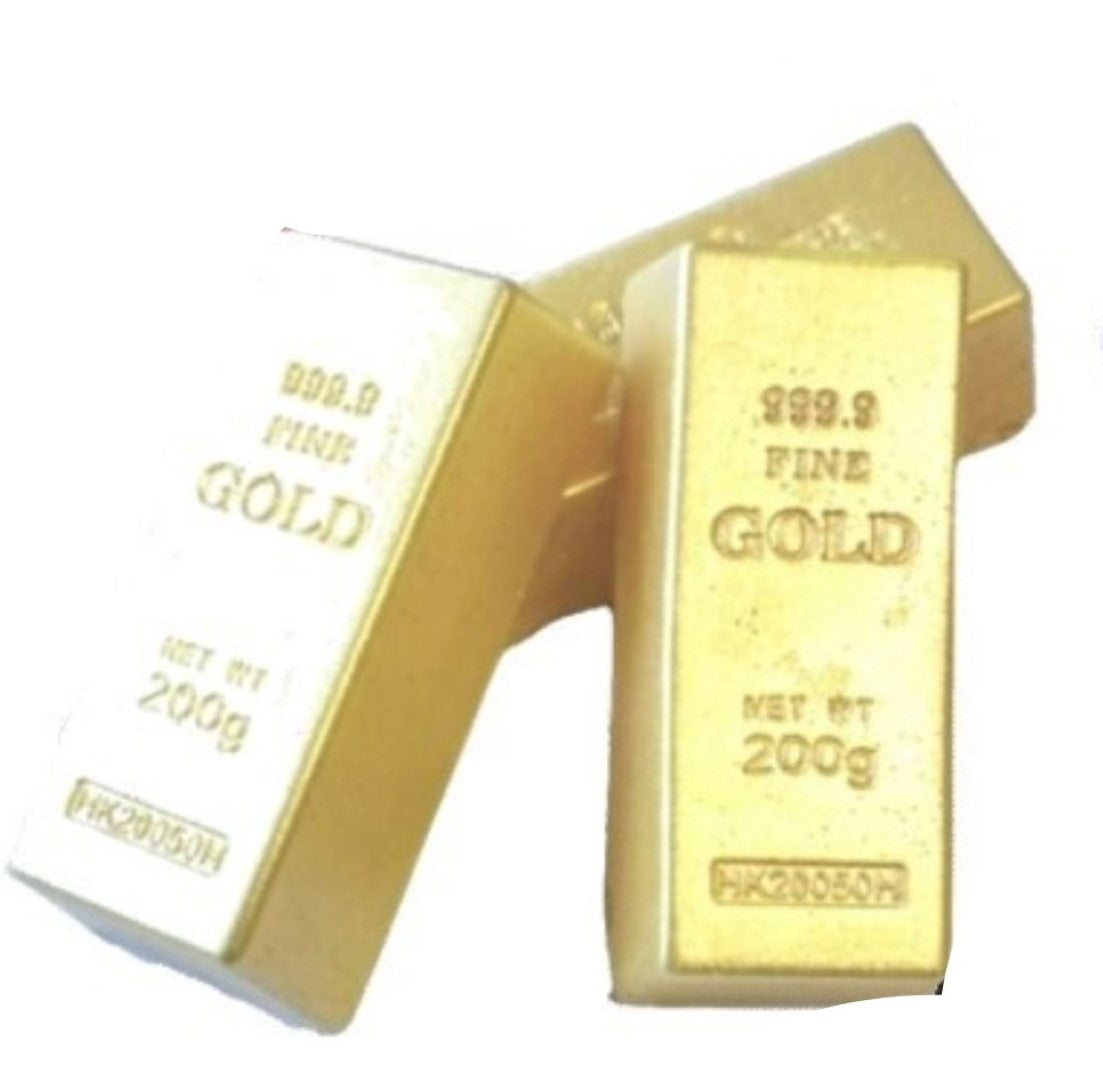 Gold Bullion Guest Soap Size (Master Artisan One Off Silicone Mould)