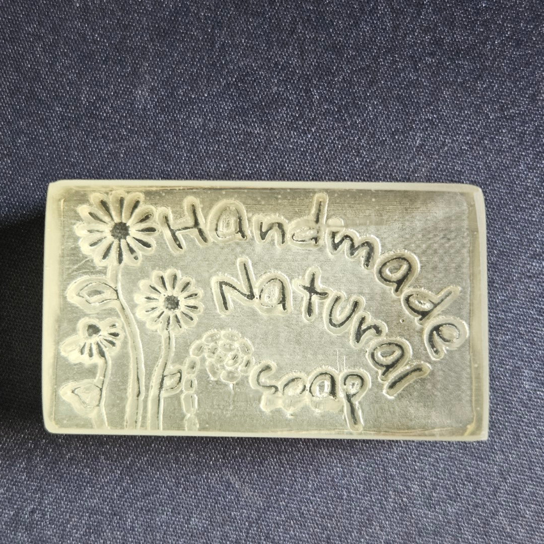 Handmade Natural Soap Flower Garden Acryllic Soap Stamp