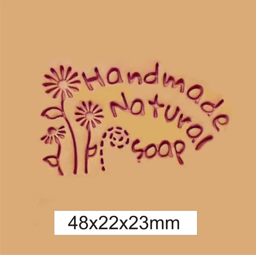 Handmade Natural Soap Flower Garden Acryllic Soap Stamp