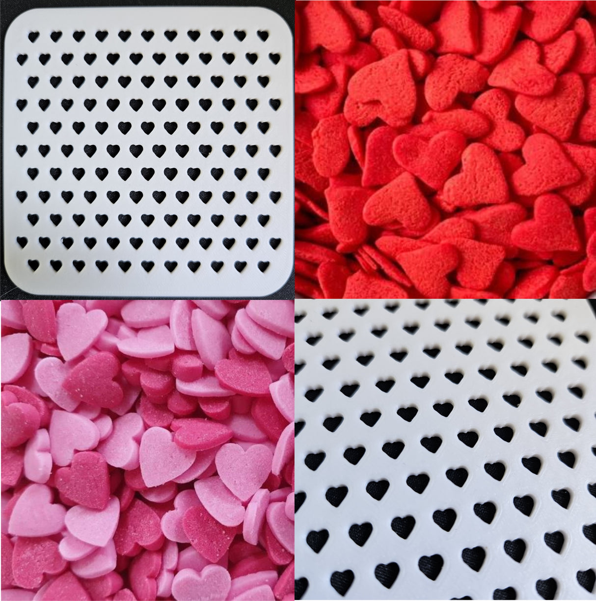 Hearts Sprinkle Sheet