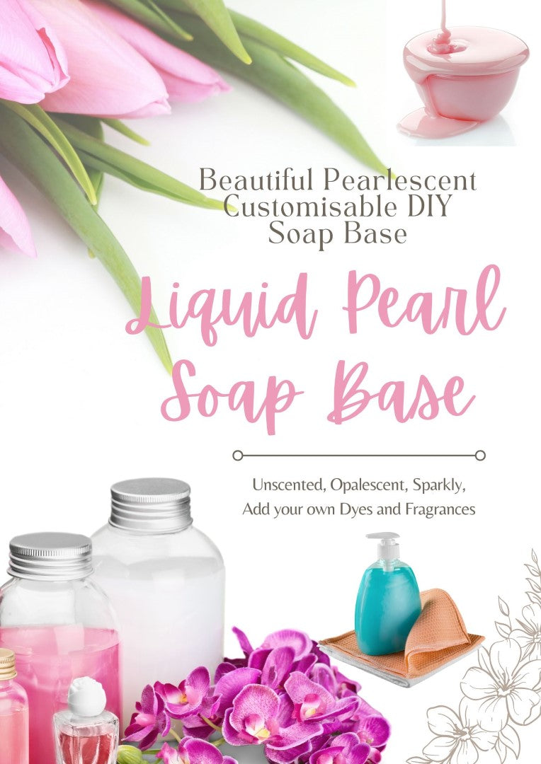 Pink Strawberry Pearl Liquid Soap Base Ready To Use