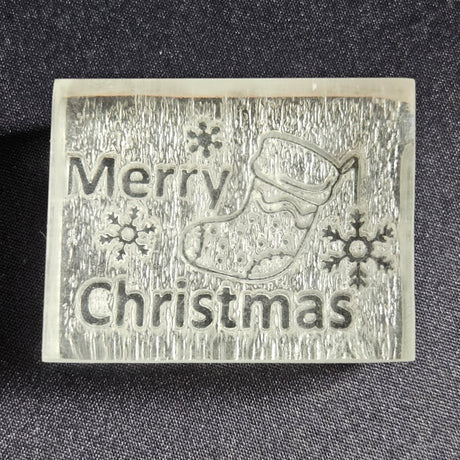 Merry Christmas Soap Stamp