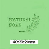 Natural Soap Fern Acryllic Soap Stamp