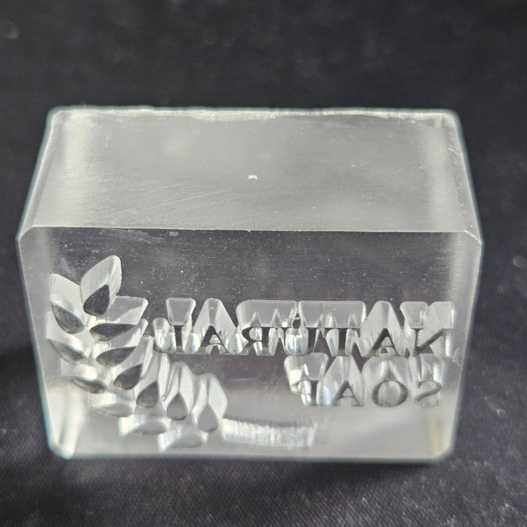 Natural Soap Fern Acryllic Soap Stamp