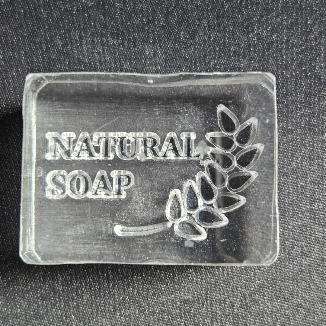 Natural Soap Fern Acryllic Soap Stamp