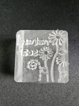 Natural Soap Flower Garden Acryllic Soap Stamp