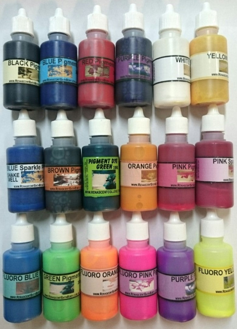 18 X 30ml COMPLETE SET Pigment Colours