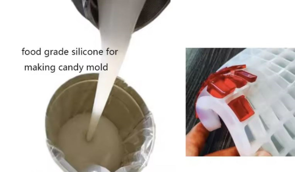 Silicone rubber liquid for mould making *NEW Platinum Cure Transparent Food Grade