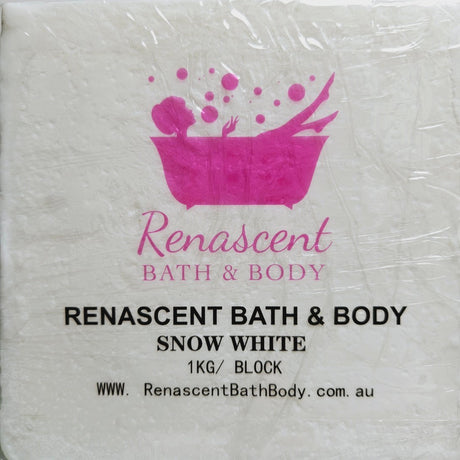 Snow WHITE MP Soap Base (SLS / Palm / Stearic Acid Free)