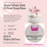 Snow WHITE MP Soap Base (SLS / Palm / Stearic Acid Free)