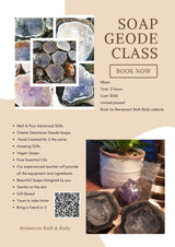 Geode Gemstone Soap Workshop