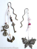 Steampunk + Butterfly Tibetan Bookmark DIY Kit