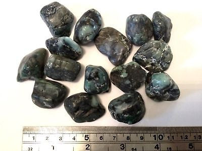 Emeralds Genuine Gemstones Polished x 3