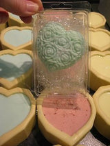 Rose Covered Heart Silicone Mould