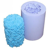 Rose Pillar Silicone Mould: Medium or Mini