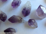 Amethyst Point Gemstone Crystals x 10