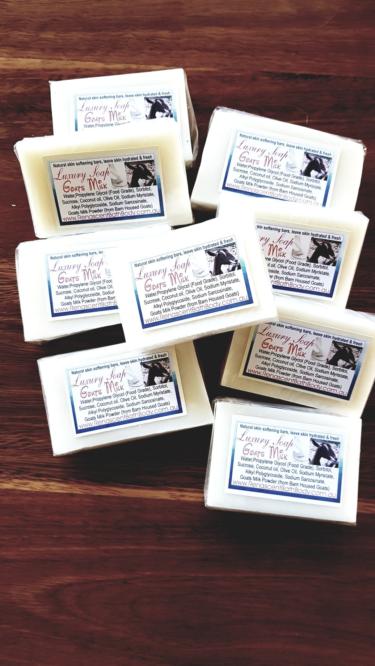 Goats Milk Floral Essential Oil Soap Cleansing Bar