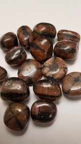 Chiastolite Jerusalem Cross Genuine Gemstones Polished