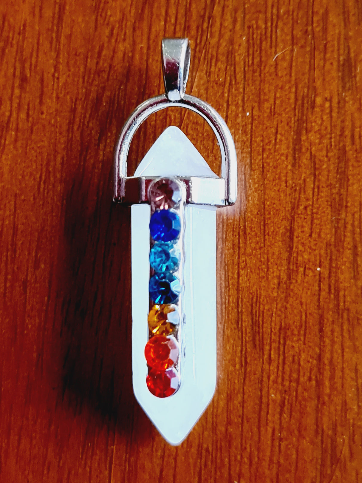 Chakra Gemstone Polished Genuine Pendant