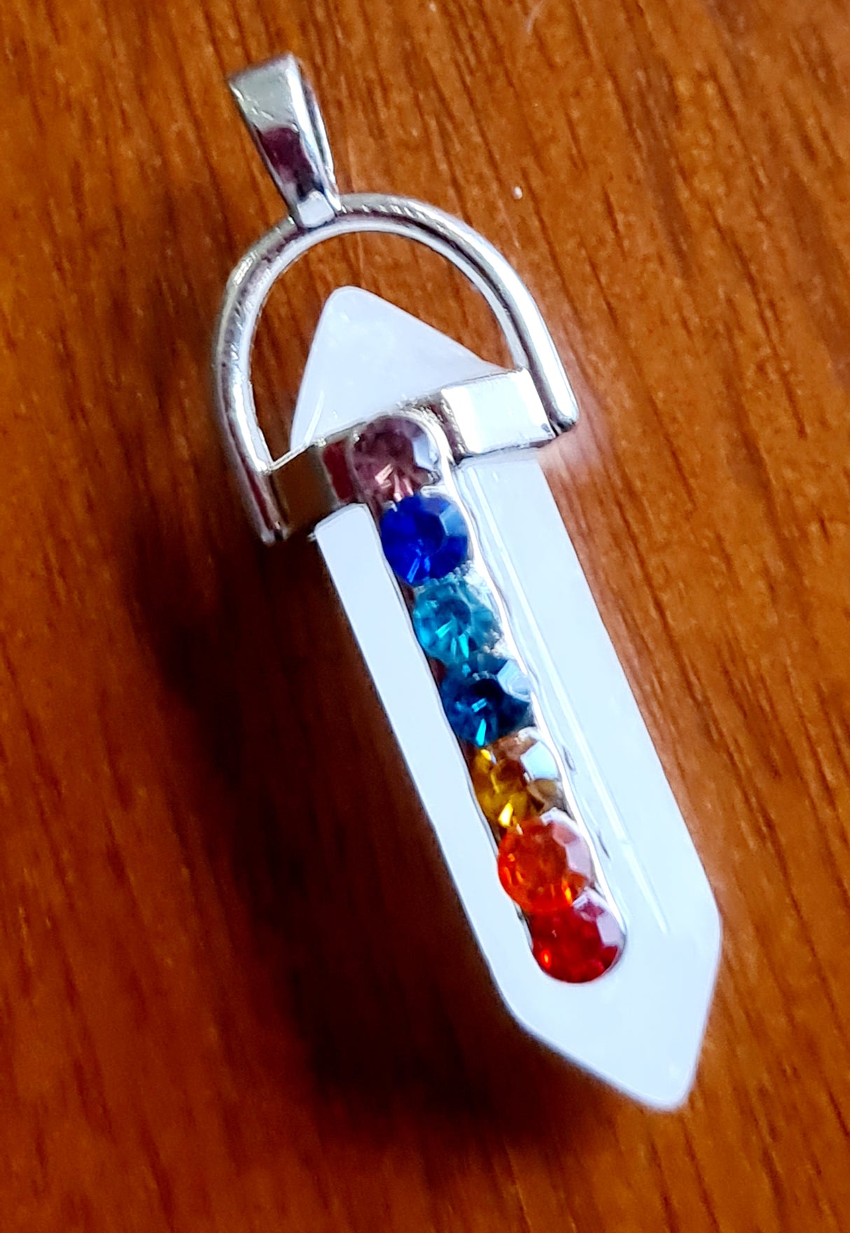 Chakra Gemstone Polished Genuine Pendant