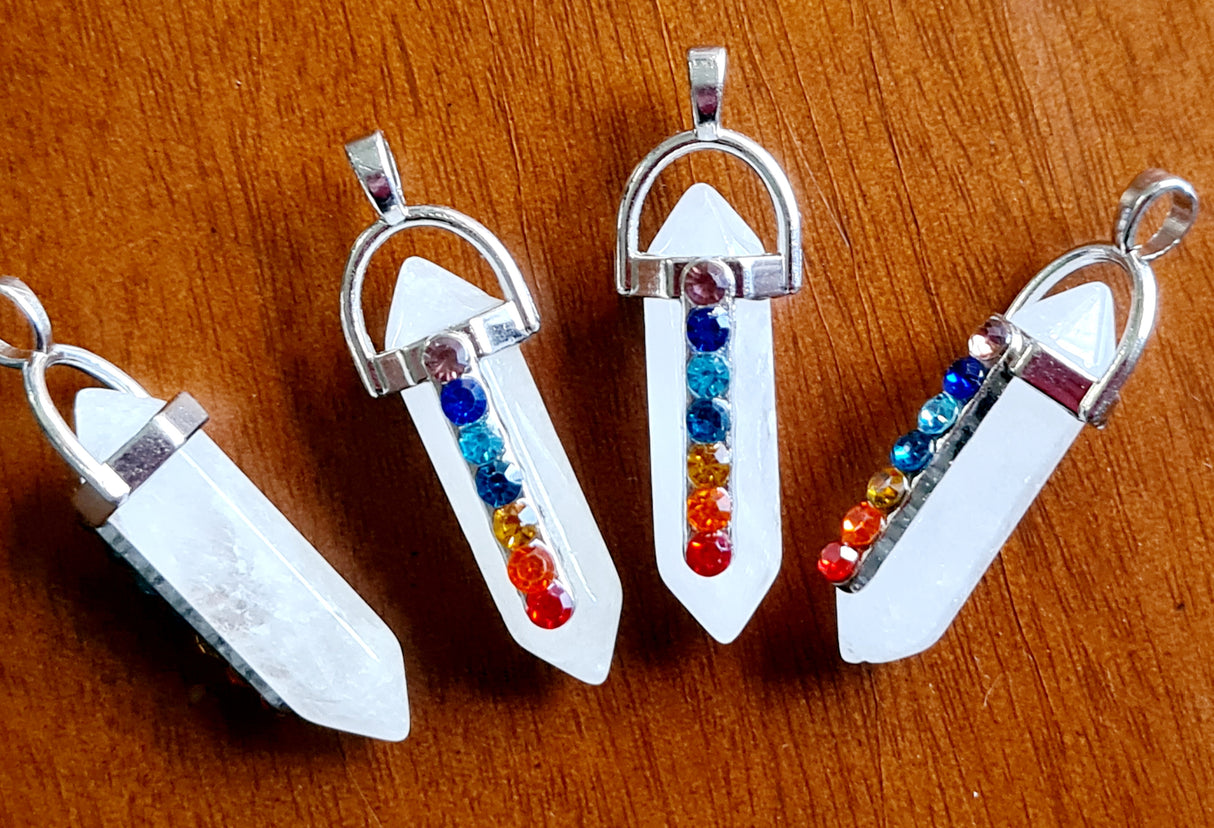 Chakra Gemstone Polished Genuine Pendant