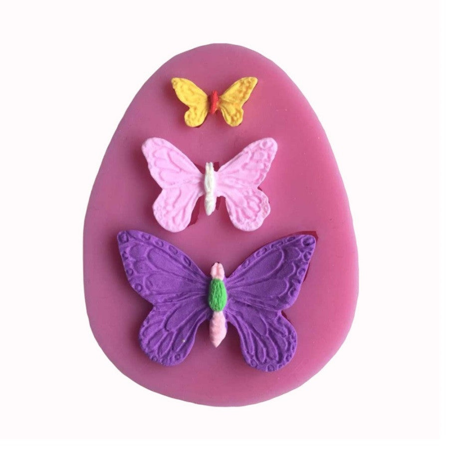 Butterfly Mini (3 cavities) Silicone Soap Mould