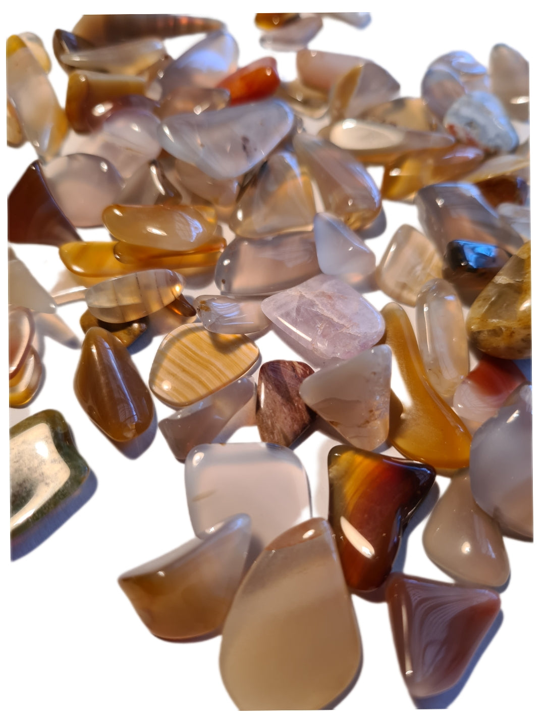 Agate Tumbled Gemstone Specimens 100gm