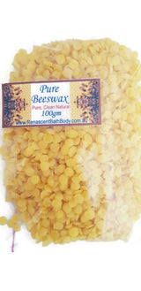 Beeswax Beads Natural Yellow